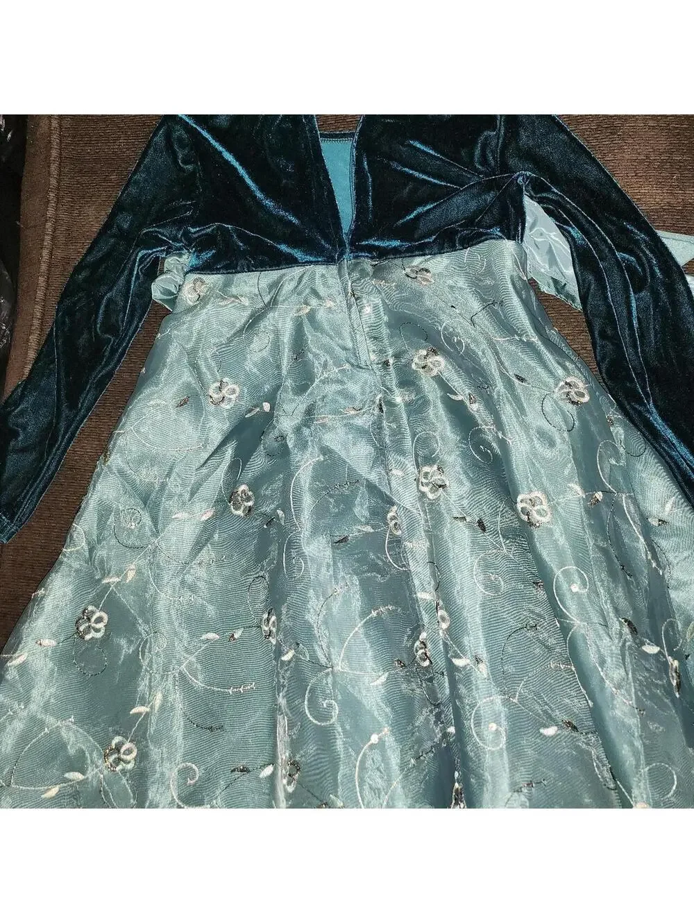 Kid's Blue and Green Dress